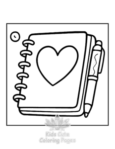 Free printable Y2K Retro coloring page for kids